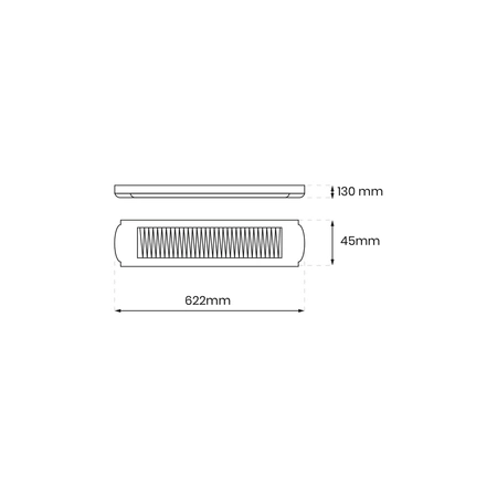 OPRAWA świetlówkowa ELITE 1x18W 62cm