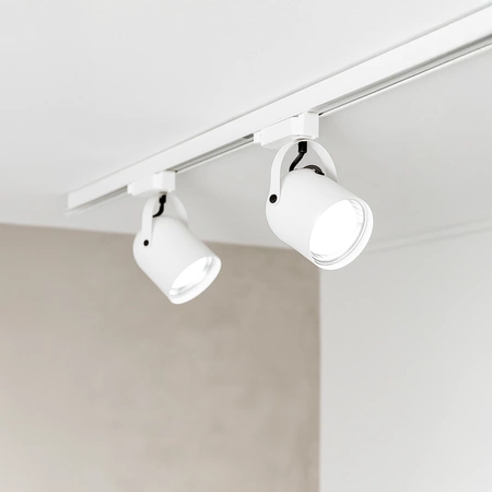 Oprawa Quber Track Biały 1xE27