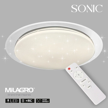 Plafon SONIC 24W LED Ø400 mm