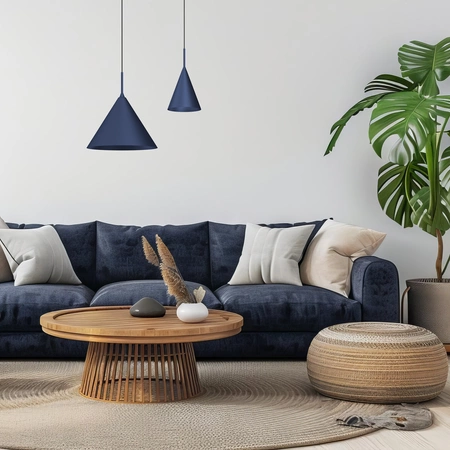 Lampa wisząca CAPITAL NAVY BLUE Ø32cm 1xGX53