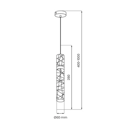Lampa wisząca LAGOS 8W LED