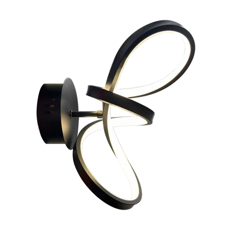 Kinkiet TESORO BLACK 15W LED