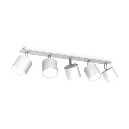 Lampa sufitowa DIXIE WHITE 5x GX53 szer. 64cm | biały