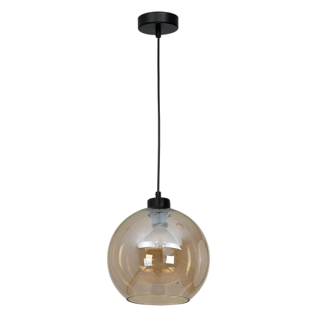 Nowoczesna lampa wisząca pojedyncza SOFIA AMBER 1xE27