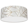 Lampa sufitowa ZIGGY WHITE White/Gold 2xE27 Ø40cm