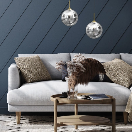 Stylowa lampa wisząca REFLEX fi 25 MLP8414, czarny/złoty, 1x60W E27