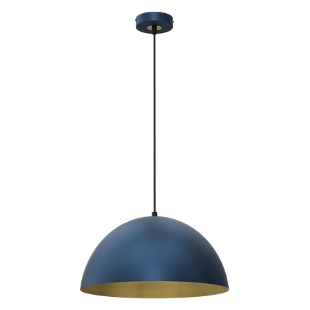 Lampa wisząca BETA, MLP8288, 35 cm, granatowy/złoty, 1x60W E27