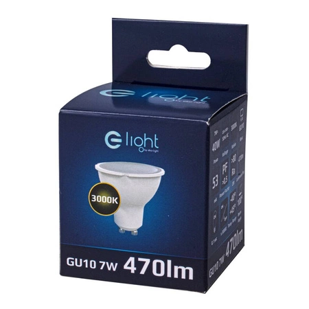 ŻARÓWKA LED 6,5W GU10 Barwa ciepła