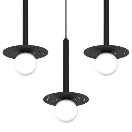 Lampa wisząca FUTURA, MLP8914, czarny/biały, 3x7W G9