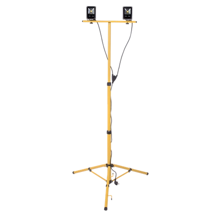 Stojak statyw budowlany + Naświetlacz LED 2x10W wys 1,8m
