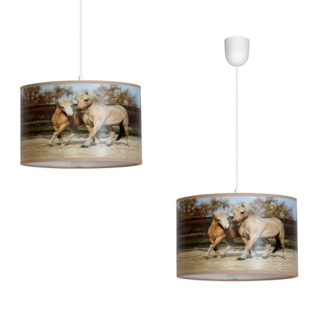 Lampa Wisząca HORSES 1xE27 MLP846