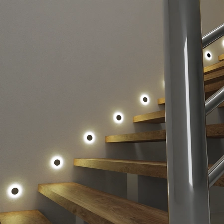 Oprawa schodowa 0,6W OTI ciepła 3000K