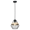 Lampa wisząca INDUSTRIALNA CLIFF BLACK 1xE27 MLP5524