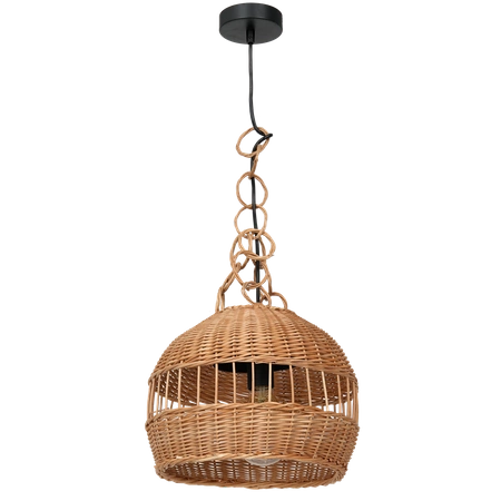 Lampa wisząca VIMINI NATURAL WOOD 1xE27