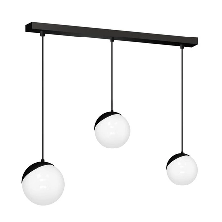 Lampa wisząca SFERA, MLP7237, czarny/biały, 3x40W E14