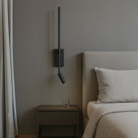 Kinkiet Torch Czarny 6W+3W 4000K