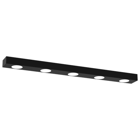 Lampa sufitowa ALEXANDER, MLP8833, czarna, 5x11W GX53