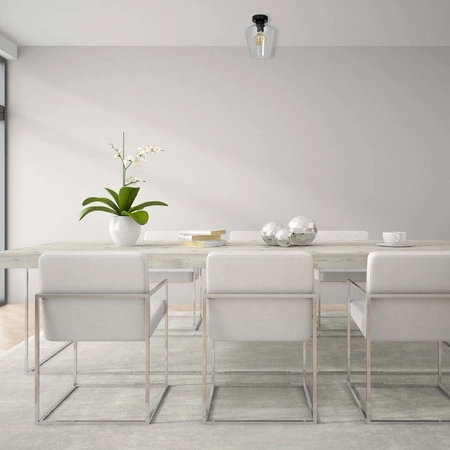 Nowoczesna lampa sufitowa plafon SANTIAGO CLEAR MLP6602