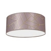Lampa sufitowa ZIGGY PINK, MLP7585, 40 cm, różowy/złoty, 2x60W E27