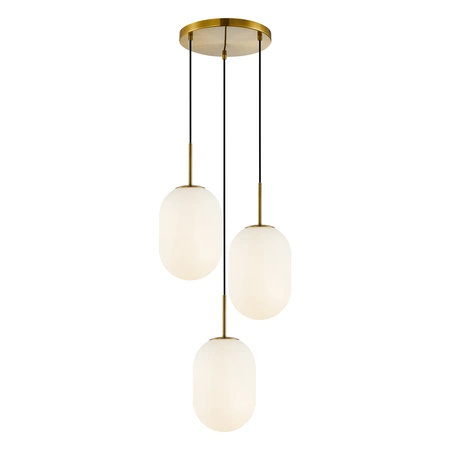 Lampa wisząca ALIAS GOLD 3xE14 koło