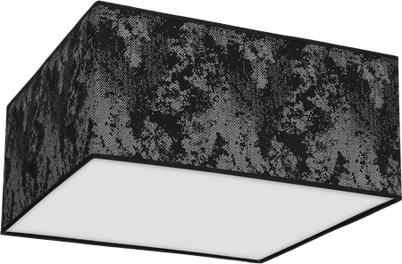 Lampa sufitowa SATINO, czarny/srebrny, 2x60W E27, MLP7325