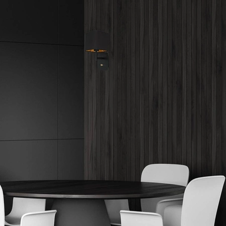 Kinkiet NAPOLI BLACK/GOLD 1xE27 ML6365