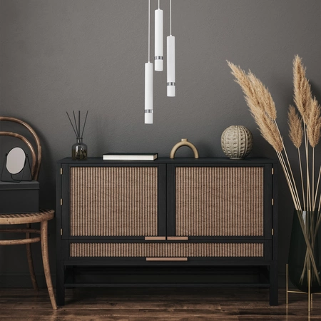 Lampa wisząca JOKER, MLP8915, biały/chrom, 3x8W GU10