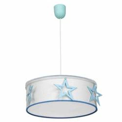 Lampa wisząca STAR, biały/niebieski, 1x60W E27, MLP8280