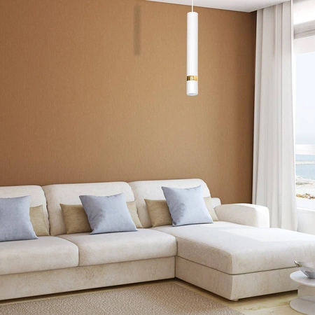 Lampa wisząca JOKER, MLP6081, biały/złoty, 1x8W GU10