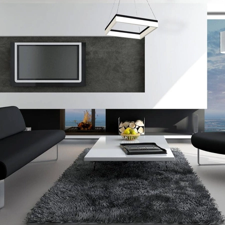 Zwis żyrandol kwadratowy NERO LED 41,5cm