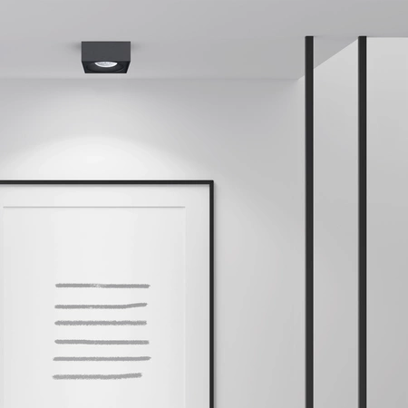 Oprawa wpuszczana Bali Square, ML0084, czarna, 1x8W GU10