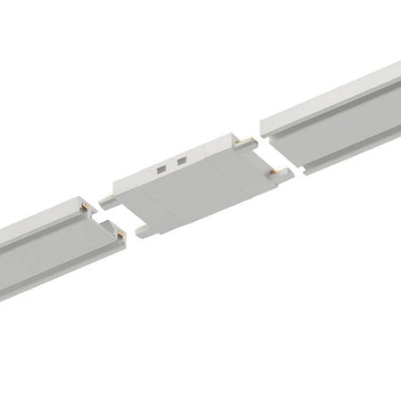 Slim Magnetic Track Biały Łącznik Szyn Prosty
