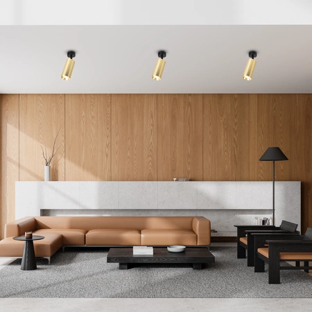 Oprawa Mica Spot Złoty 1xGU10