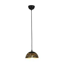 Lampa wisząca LISA, ML6135, 18 cm, czarny/złoty, 1x60W E27