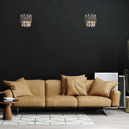 Kinkiet MADISON, chrom/transparentny, 2x40W E14, ML6936