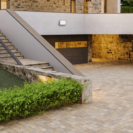 Naświetlacz solarny FOKUS, 100W LED, 1300lm, barwa zimna 6000K, EKO9092