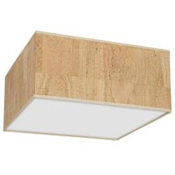 Lampa sufitowa CORK, MLP7517, biały/korkowy, 2x40W E27