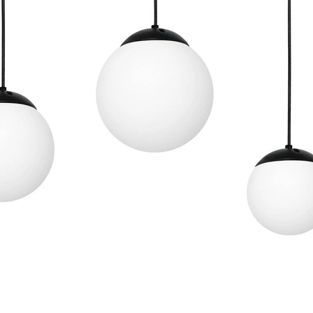 Nowoczesna lampa wisząca listwa LIMA BLACK 3xE14 MLP6524