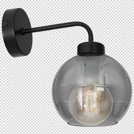 Nowoczesna lampa ścienna kinkiet SOFIA SMOKED MLP6571