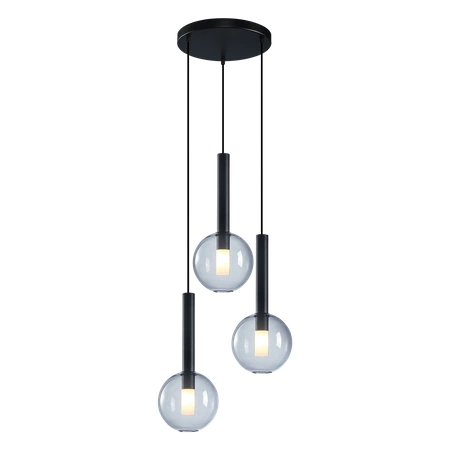 Lampa wisząca NIKO BLACK 3xG9