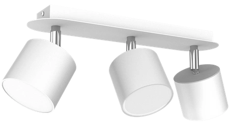 Lampa sufitowa DIXIE WHITE 3x GX53 szer. 34cm | biały