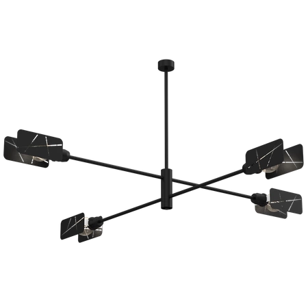 Lampa sufitowa ASTRA, MLP8679, czarna, 4x60W E27