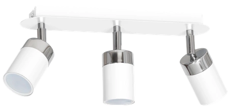 Lampa sufitowa nowoczesna reflektorek spot JOKER III biały szer. 45cm