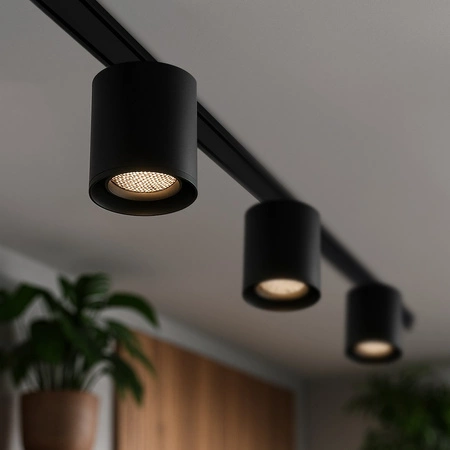 Slim Magnetic Track Czarny Tube 6W LED Tuya CCT