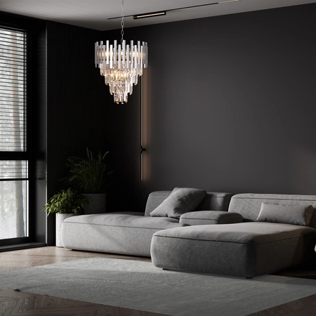 Żyrandol glamour ASPEN II CHROME ML5997