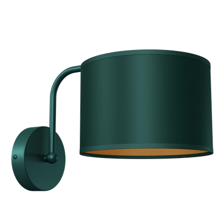 Kinkiet VERDE, MLP7872, zielony/złoty, 1x60W E27