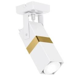 Nowoczesny kinkiet spot VIDAR WHITE/GOLD 1xGU10 MLP6273