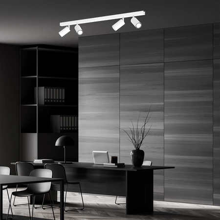 Lampa sufitowa HUDSON, MLP8804, biała, 4x8W GU10