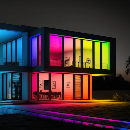 Zestaw Led RGB 3m IP65 Sterownik + Pilot