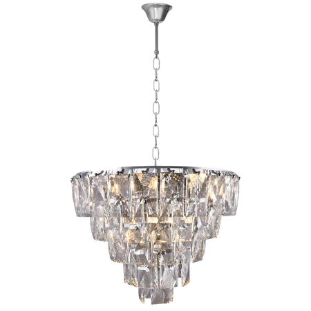 Lampa wisząca żyrandol glamour CHELSEA CHROME ML6001